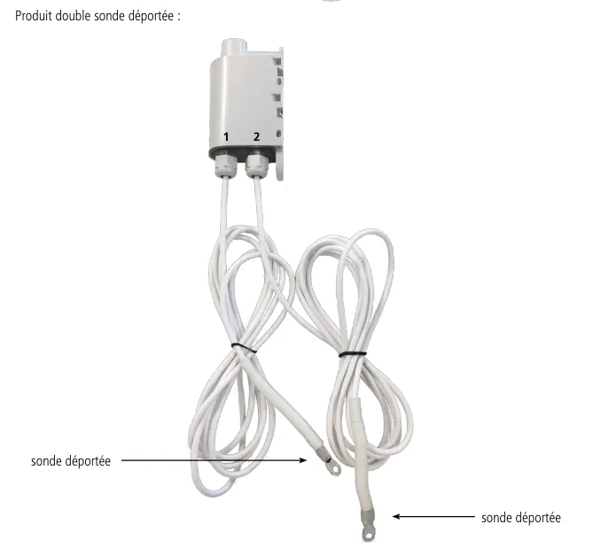 Capteur SILAB double sonde avec son collier de serrage