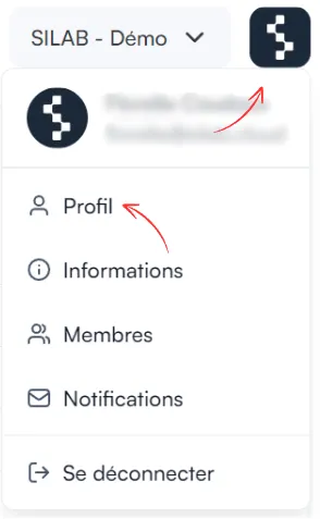 Accès au profil