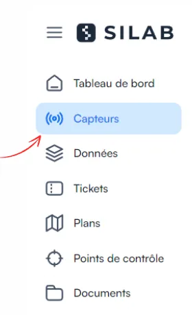 Sélection d’un capteur