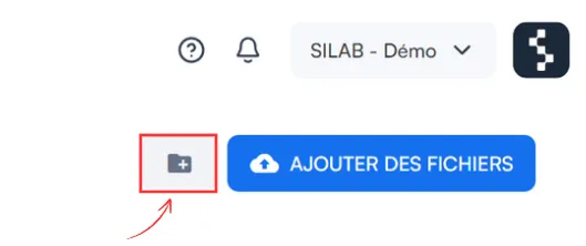 Icône Créer un dossier