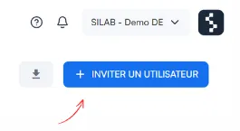 Bouton Inviter un utilisateur