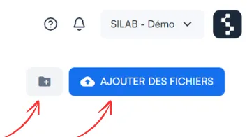 Bouton Ajouter des fichiers