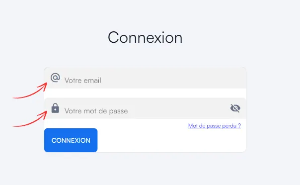 Formulaire de connexion SILAB