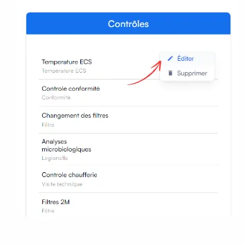 Option Éditer