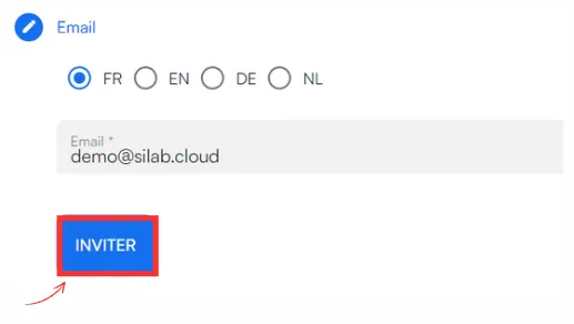 Validation de l’invitation